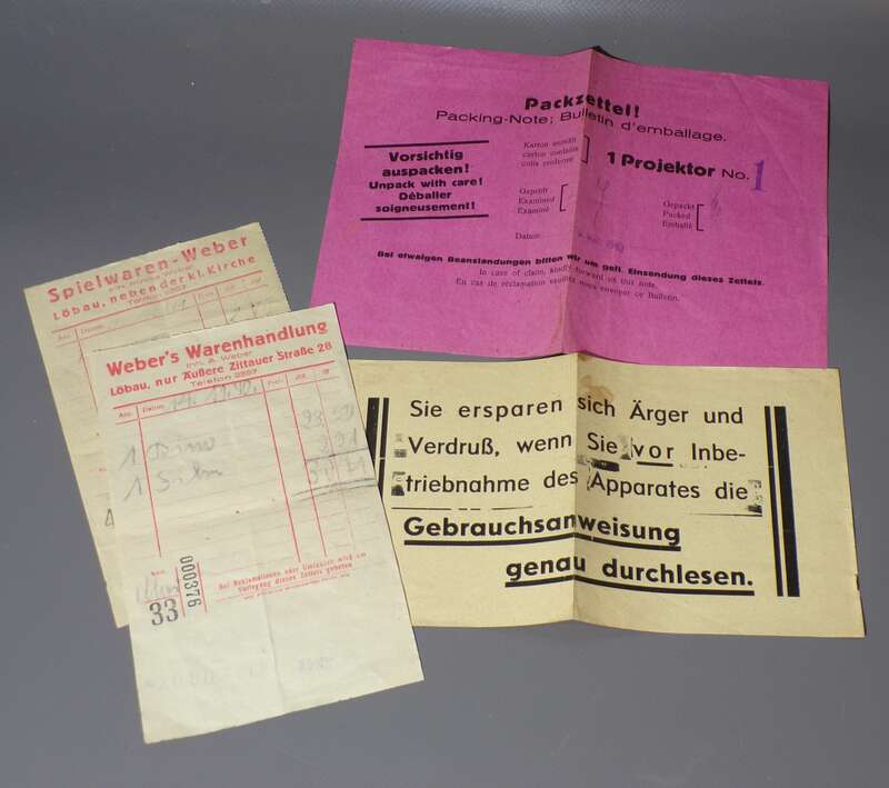 Noris Filmprojektor Heimkino Originalkarton 16 mm Vintage 