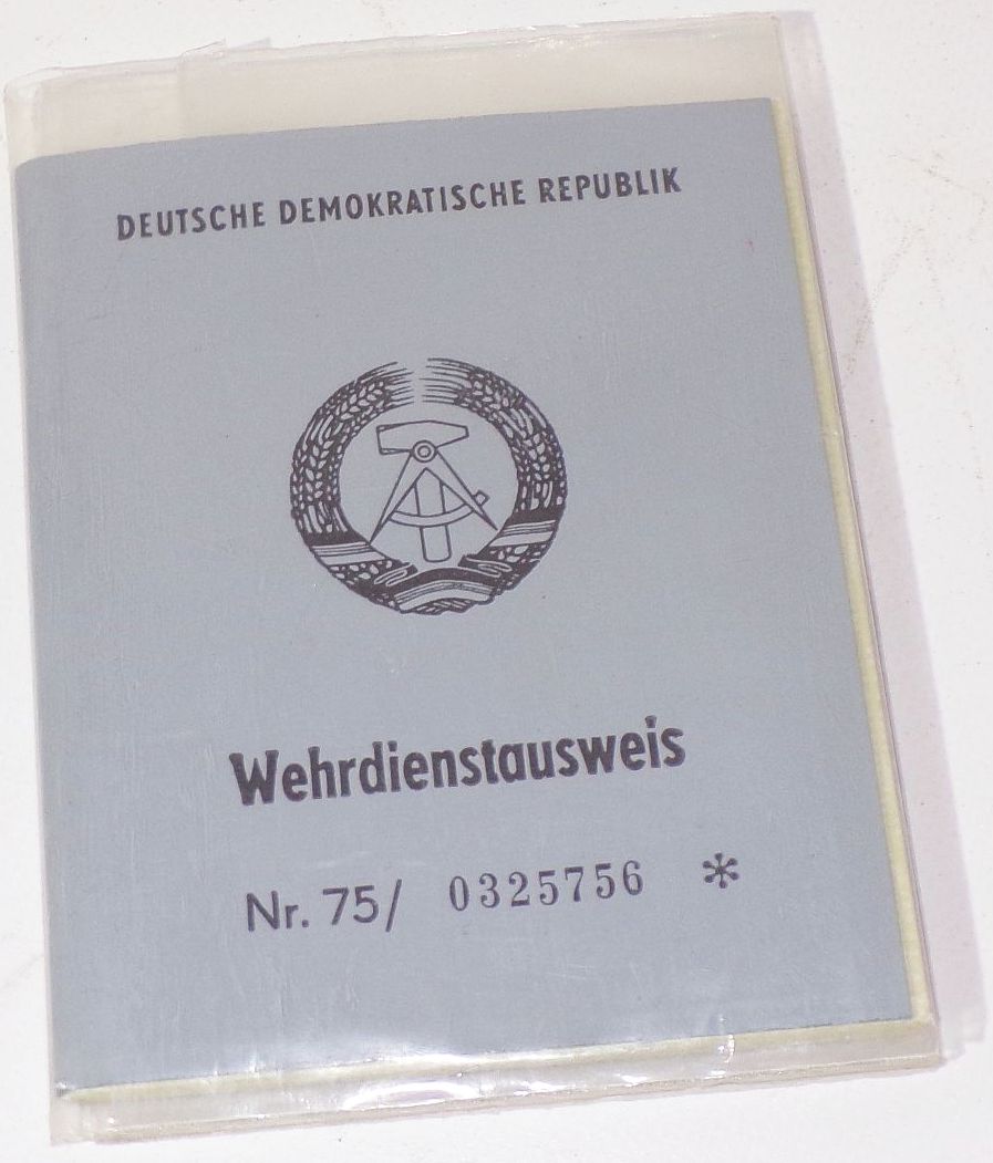 NVA Wehrdienstausweis 1975 Neukirch Bautzen DDR Volksarmee GDR