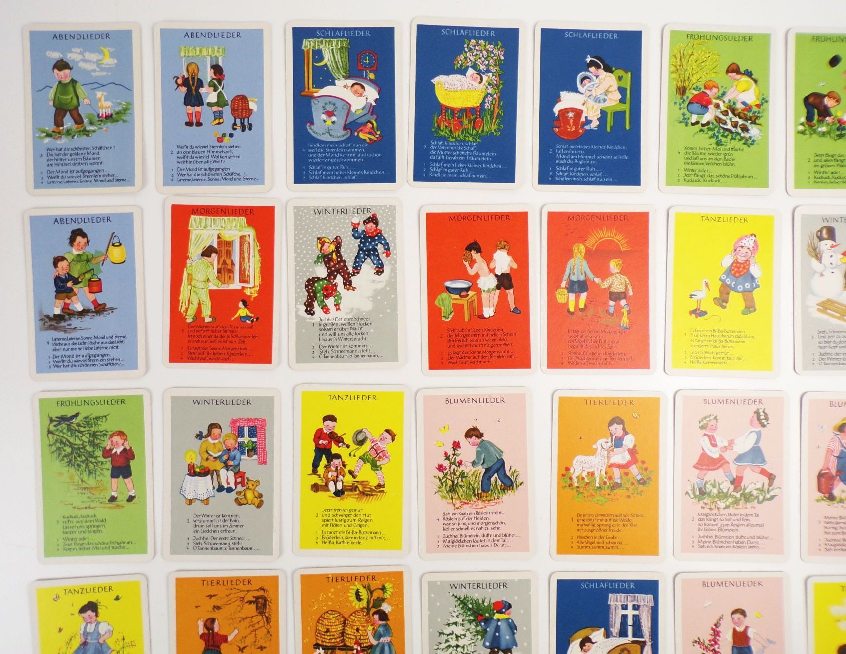 Kinderlieder Quartett von Ursula Walch 1958 Kinderlieder Quartett von Ursula Walch 1958