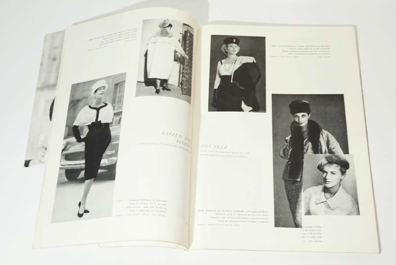 Hermelin Nr 6  1959 Pelzmodelle Zeitschrift Pelze Nerz Pelzmode Fashion Mode Vintage