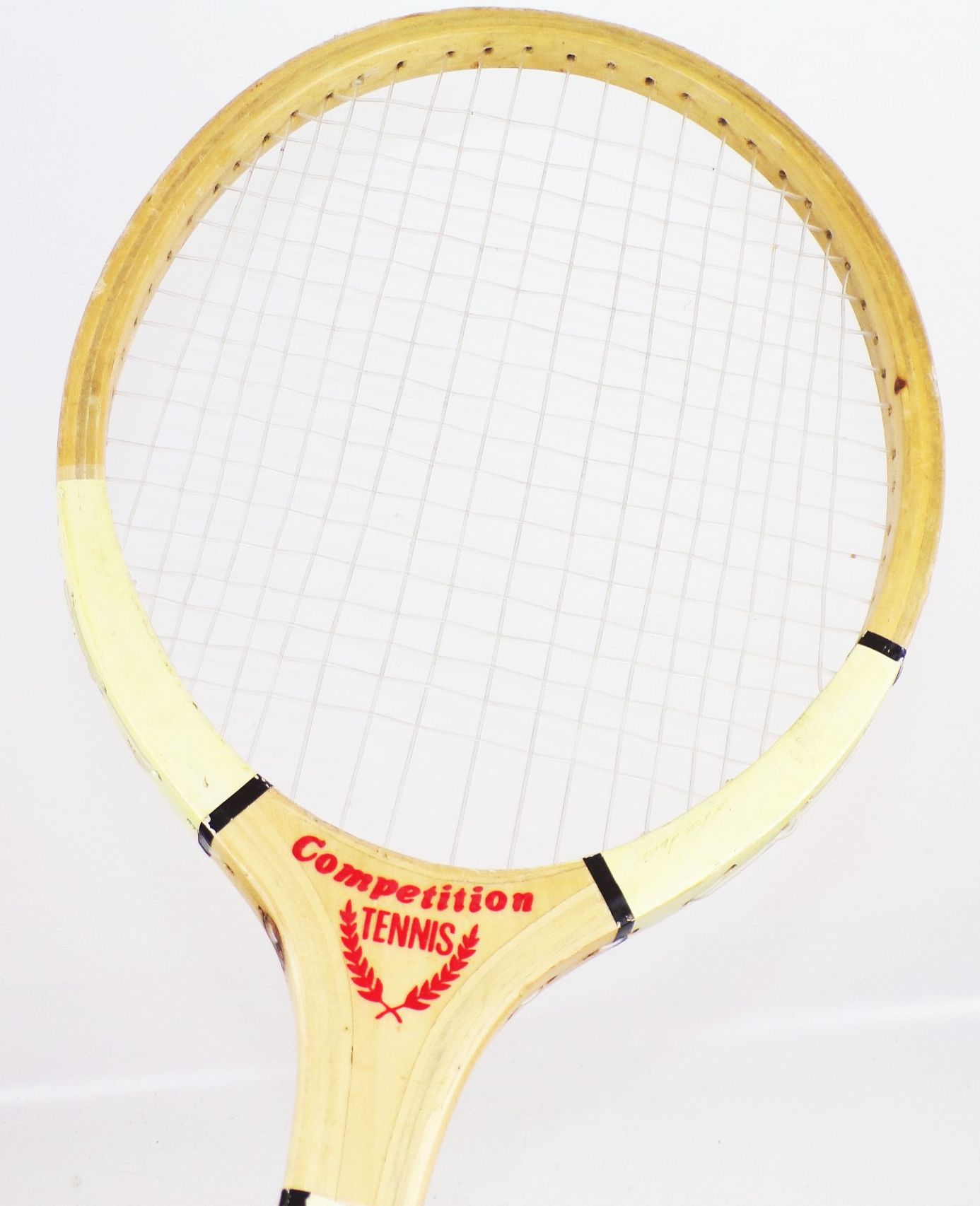 Alter Tennisschläger Competition Tennis Made in Pakistan Vintage