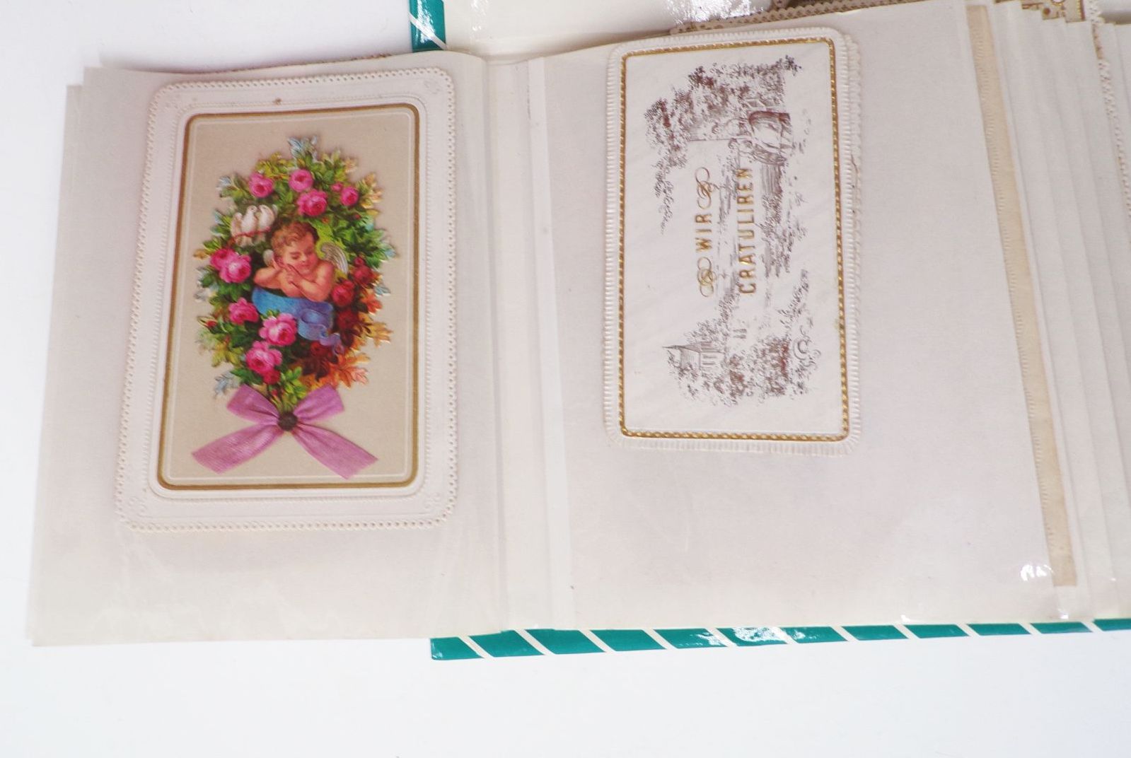 Schmuckpapier Sammlung Kulissenkarten Papierkunst Antik Karten um 1900 Schmuckpapier Sammlung Kulissenkarten Papierkunst Antik Karten um 1900