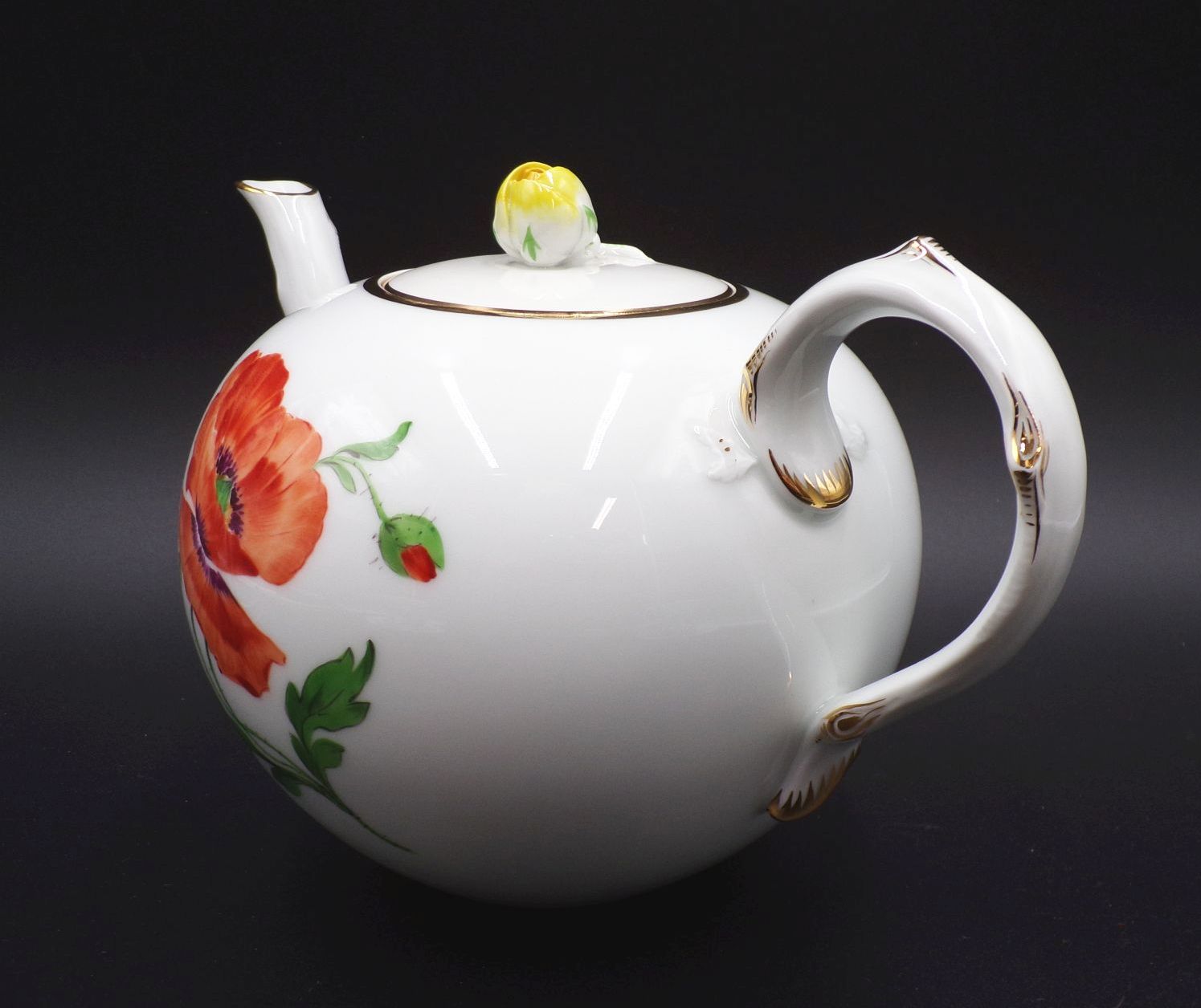 Alte Meissen Teekanne Bunte Blume 2 Wahl 