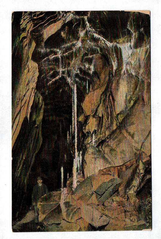 Ak Rübeland Hermannshöhle Die 8000 jährige Säule