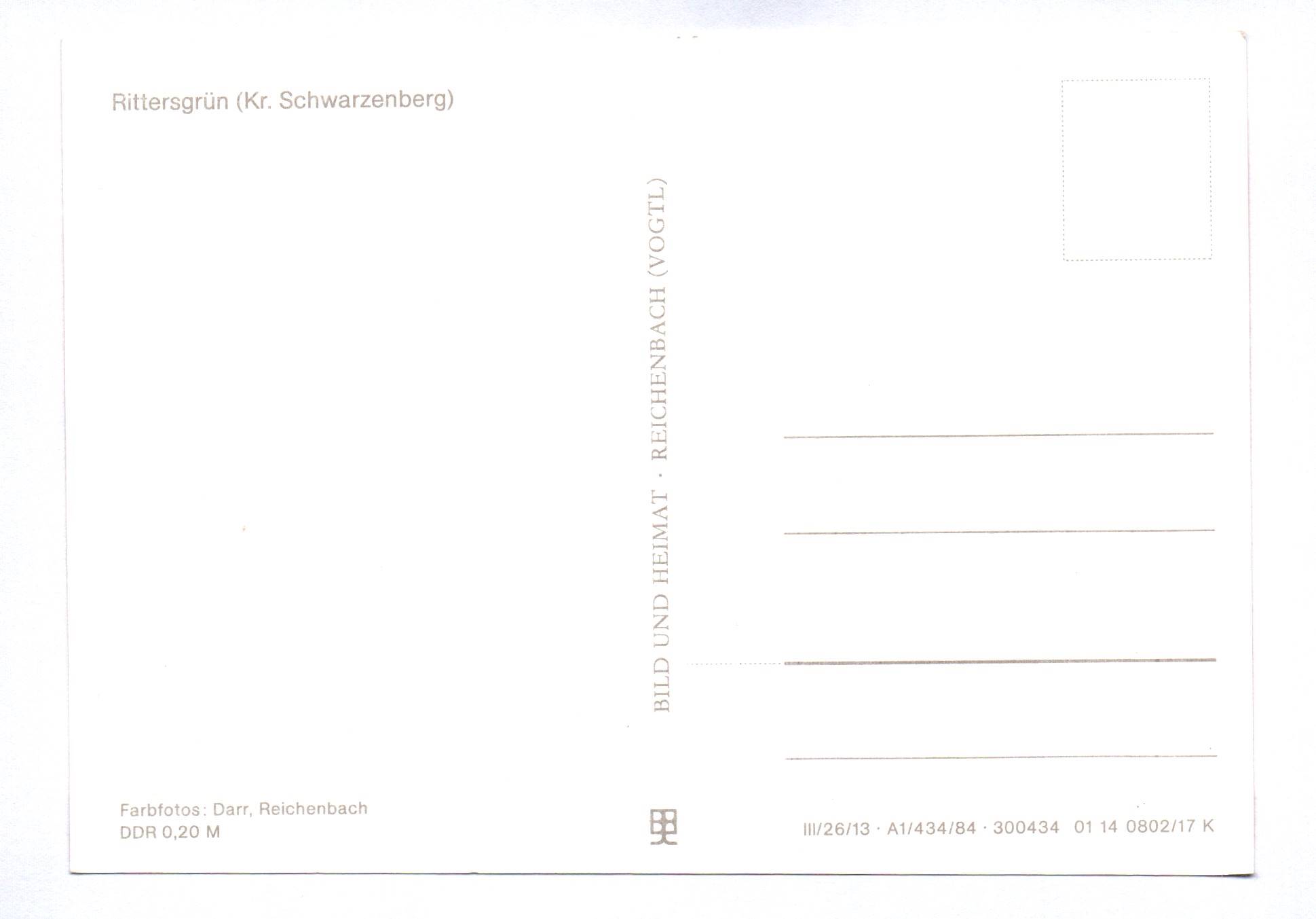 Ak Jugendherberge Ernst Scheffler 1984 Rittersgrün Kreis Schwarzenberg Ak Jugendherberge Ernst Scheffler 1984 Rittersgrün Kreis Schwarzenberg