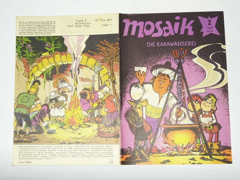 Mosaik Jahrgang 1982 Abrafaxe DDR Comic