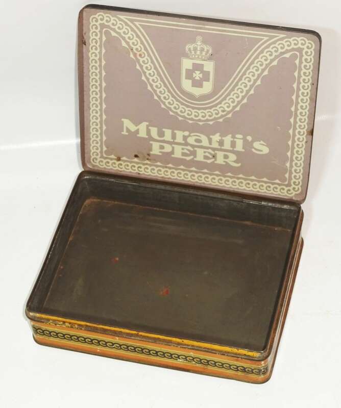 Muratti Peer Cigarettes Zigaretten 100er Blechdose Alt 
