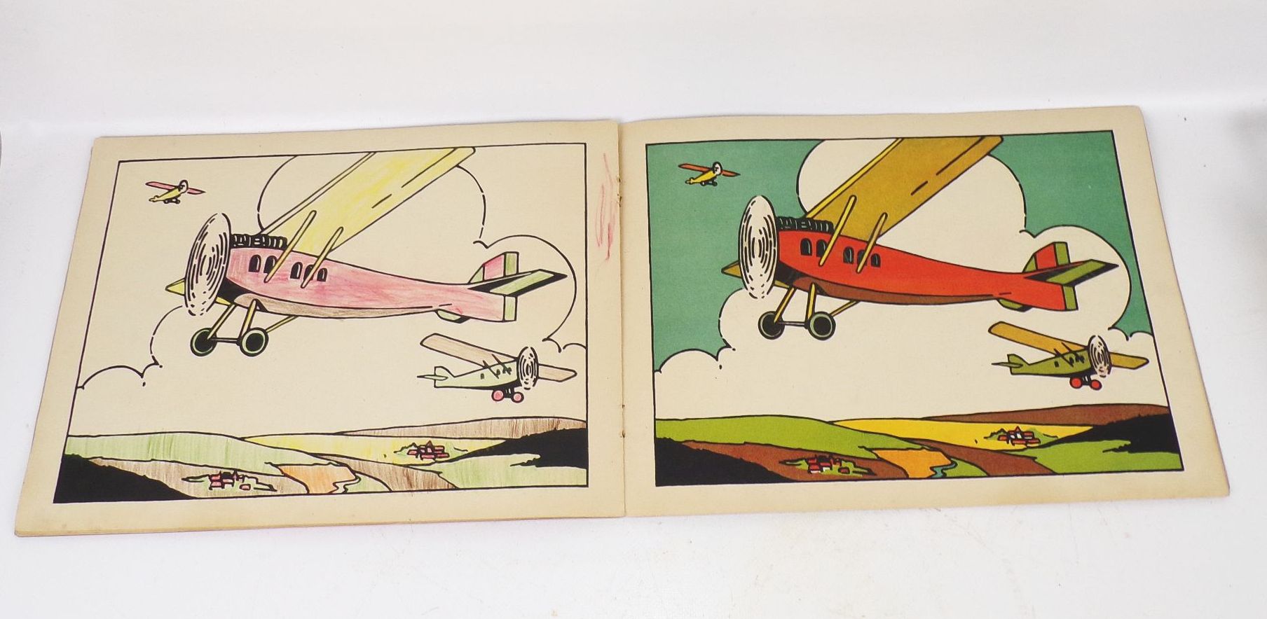 Spear Malbuch Mit Volldampf voraus 1930er 