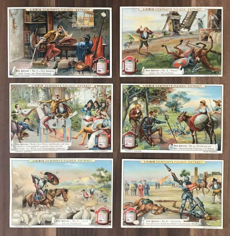 Liebig Sammelbilder Nr 398 Der Quixote Nr 1Liebigbilder 6 Stück