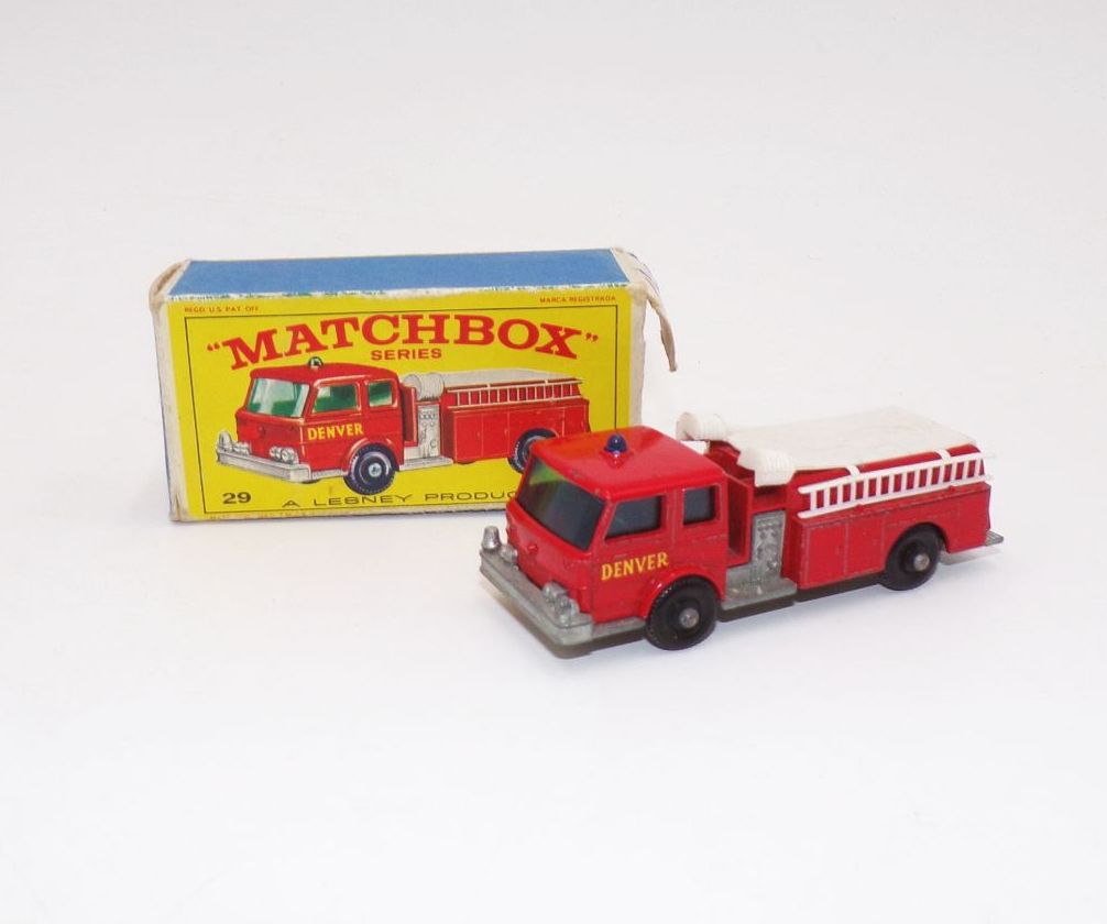 Altes Matchbox Auto Fire Pumper Truck OK No 29 vintage