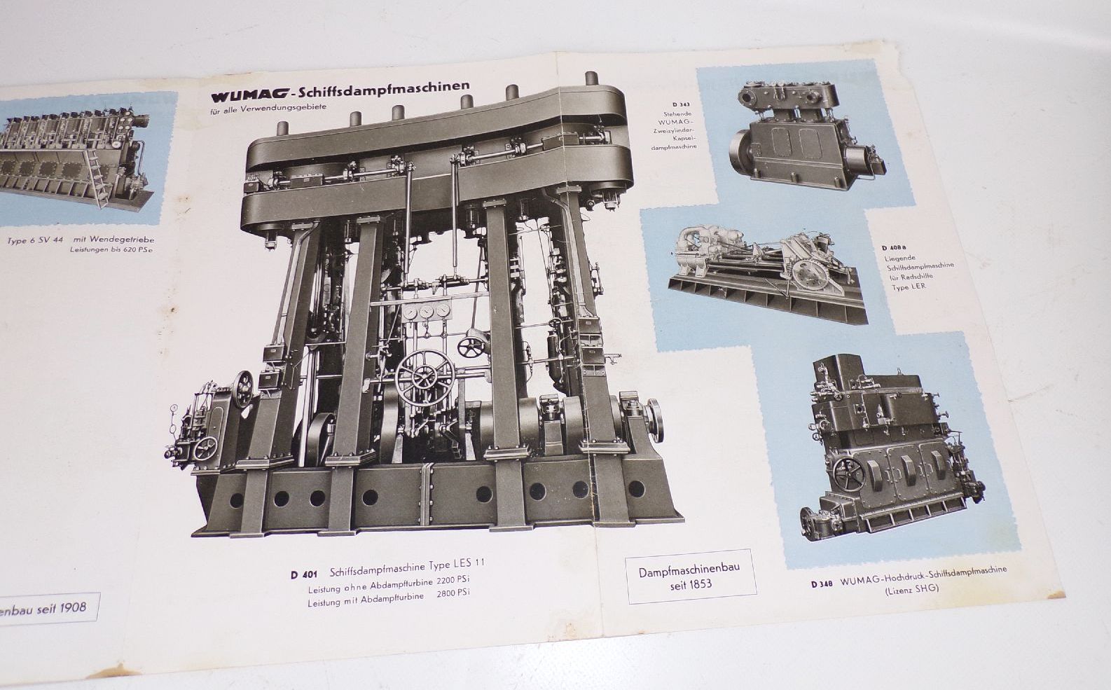 Wumag Görlitz Dampf Turbinen Dieselmotoren um 1933 Konvolut