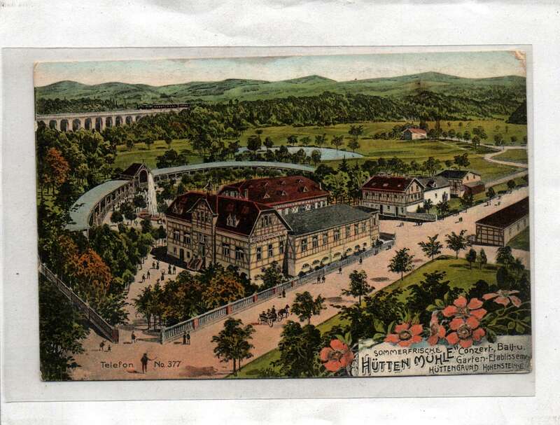 Ak Konzert Ball- u. Garten.Etablissement Hüttenmühle 1917