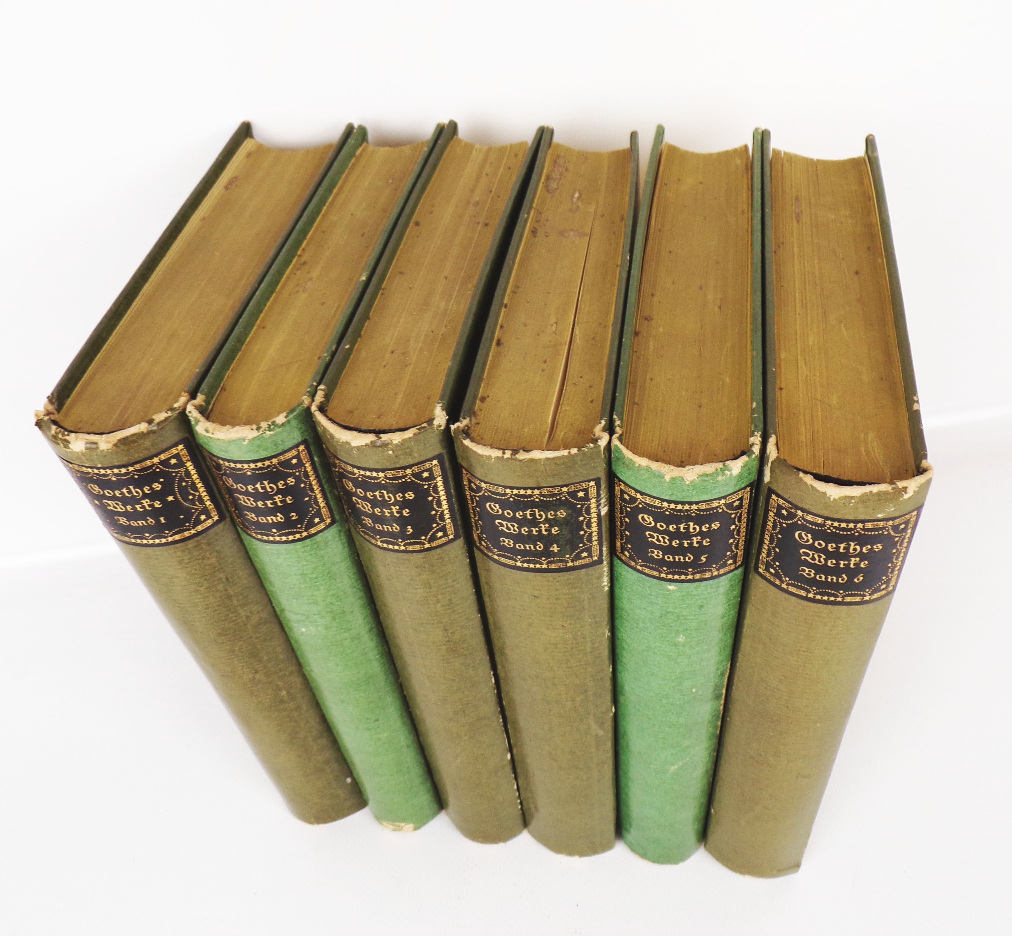 Goethes Werke in sechs Bänden Insel Verlag 1909 Goethe Goethes Werke in sechs Bänden Insel Verlag 1909 Goethe