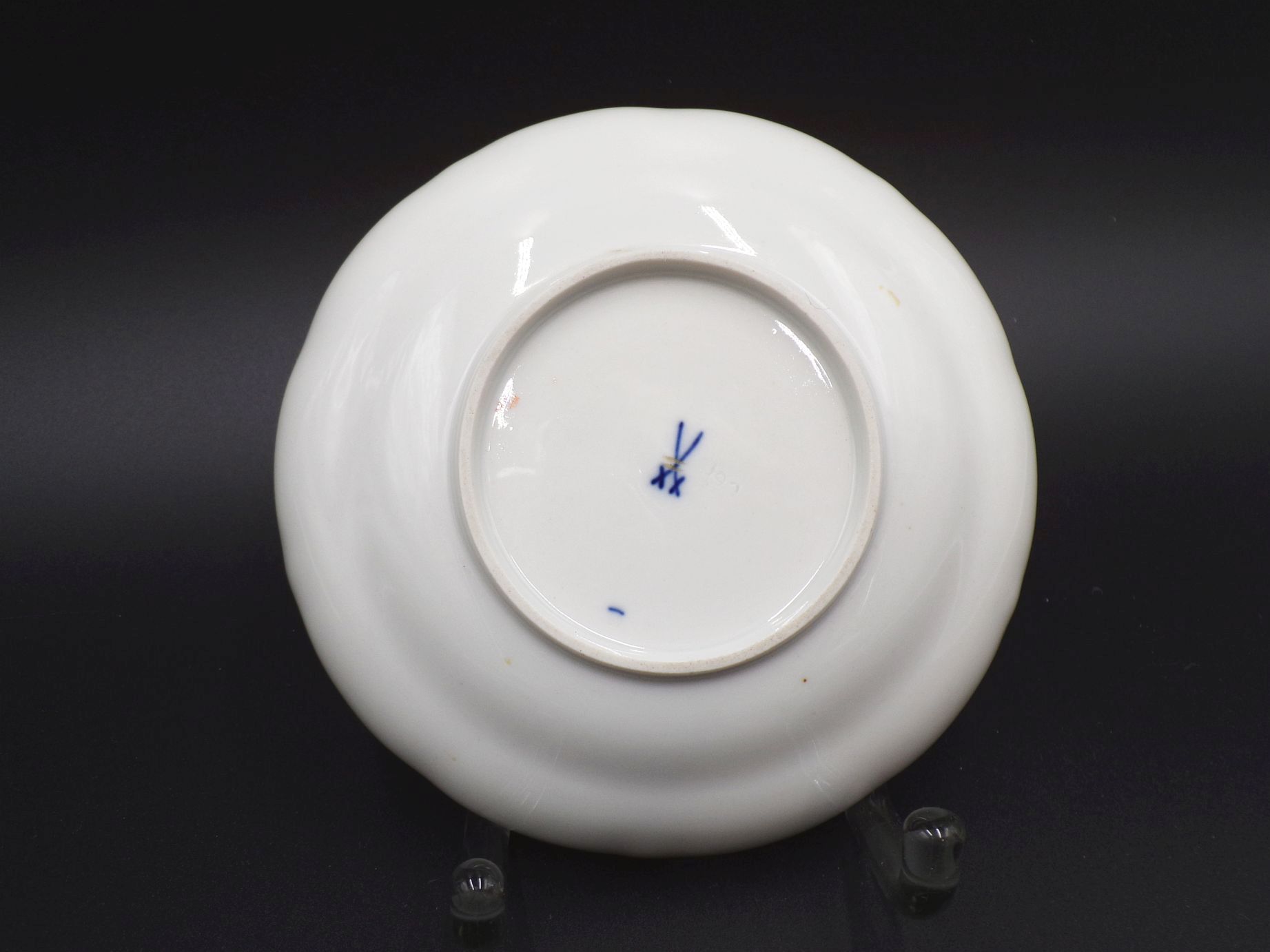 Alte Meissen Unterasse Tulpe Dekor 2 Wahl Porzellan Blume 