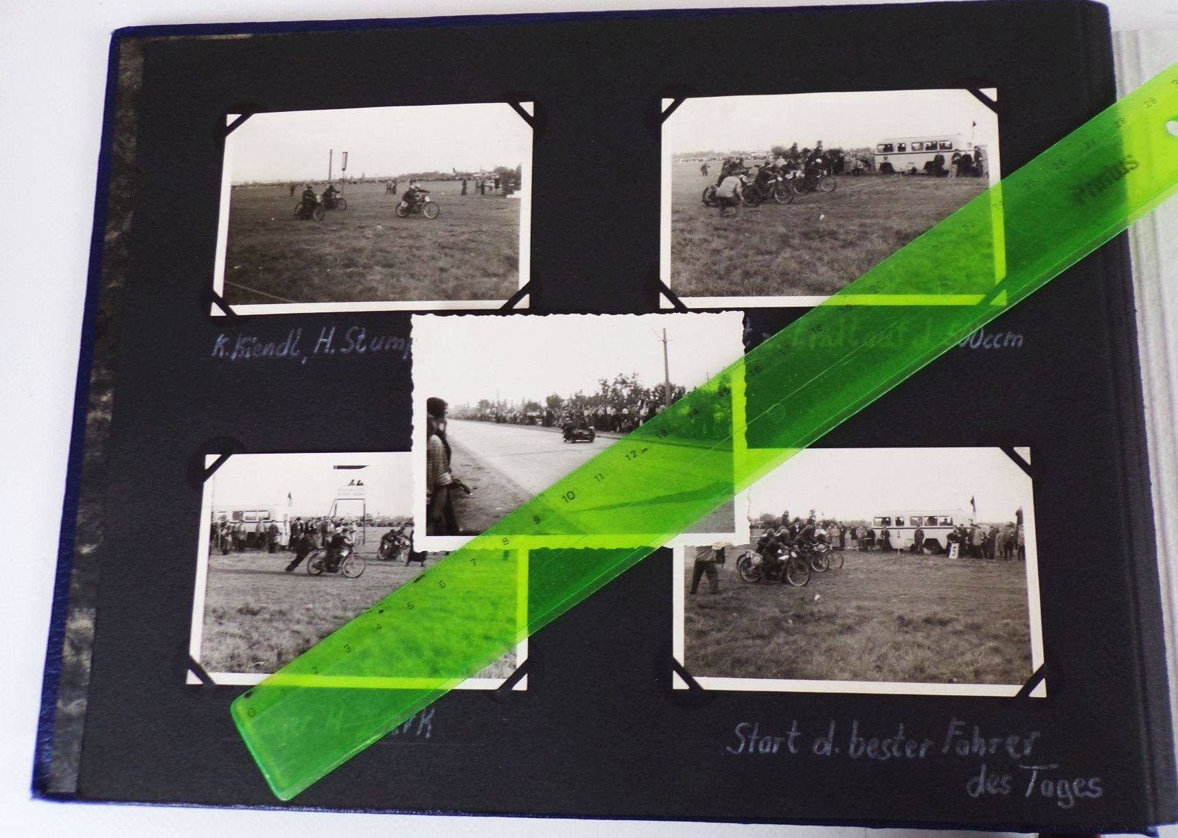 Motorsport Fotoalbum Grasbahnrennen 1957 Görlitz Meissner Sandbahnrennen