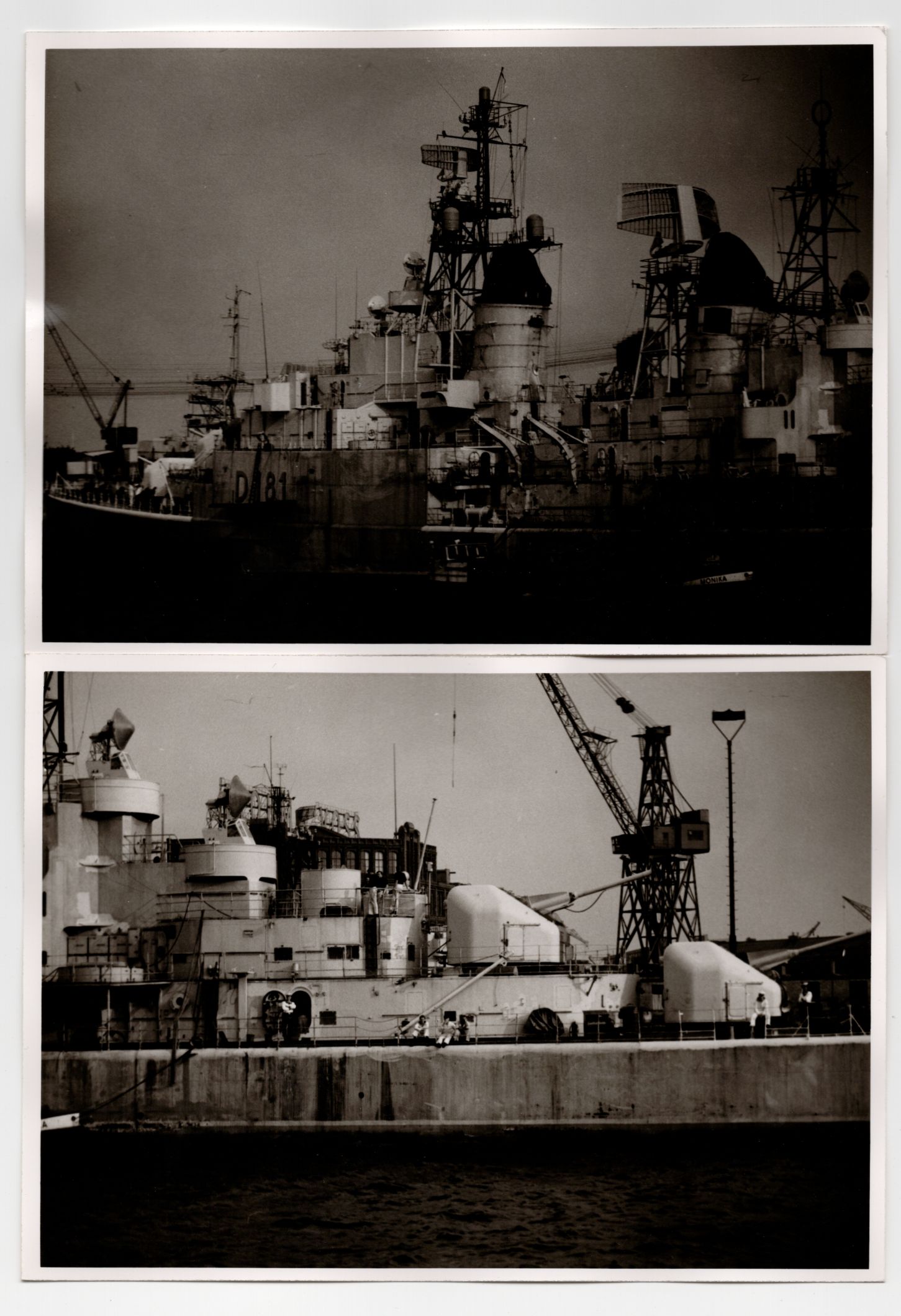 4 x Foto Bundesmarine D181 Hamburg Photo Hermann Suder 