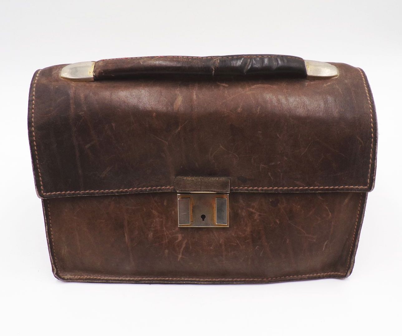 Alte Ledertasche Tragetasche Requisit true Vintage Alte Ledertasche Tragetasche Requisit true Vintage