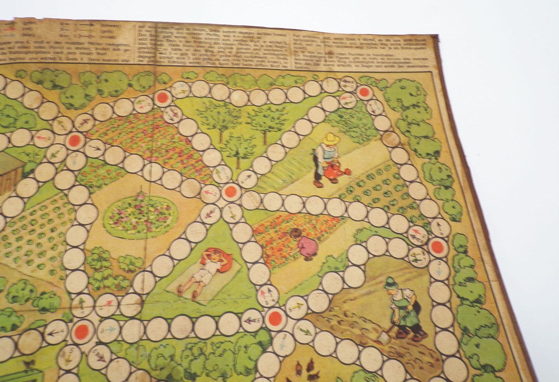 Der Irrgarten Spielplan Brettspiel Auerbach Beilage 1931 Der Irrgarten Spielplan Brettspiel Auerbach Beilage 1931