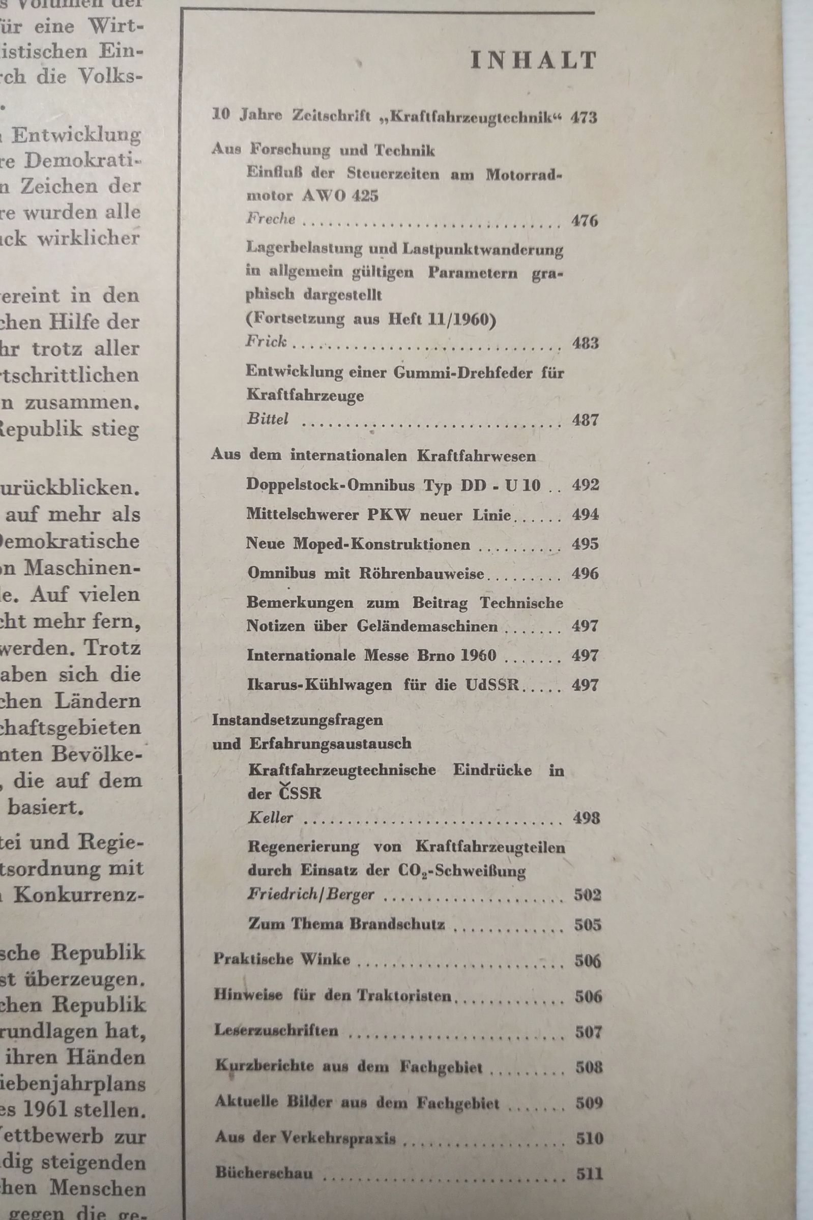 Kraftfahrzeugtechnik Zeitschrift DDR Nr 12 Neue Moped Konstruktionen 1960 Kraftfahrzeugtechnik Zeitschrift DDR Nr 12 Neue Moped Konstruktionen 1960