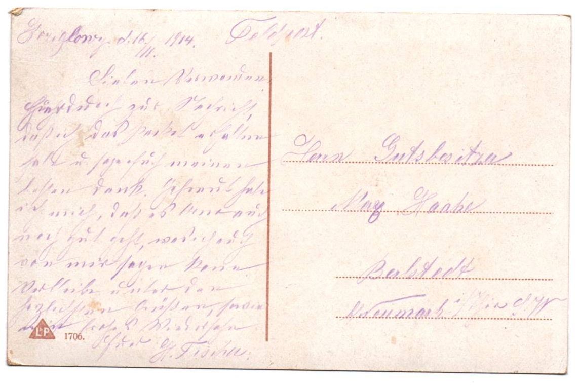 Patriotik Ak Soldat wehende Fahne Gott mir uns 1914 Militär Patriotik Ak Soldat wehende Fahne Gott mir uns 1914 Militär