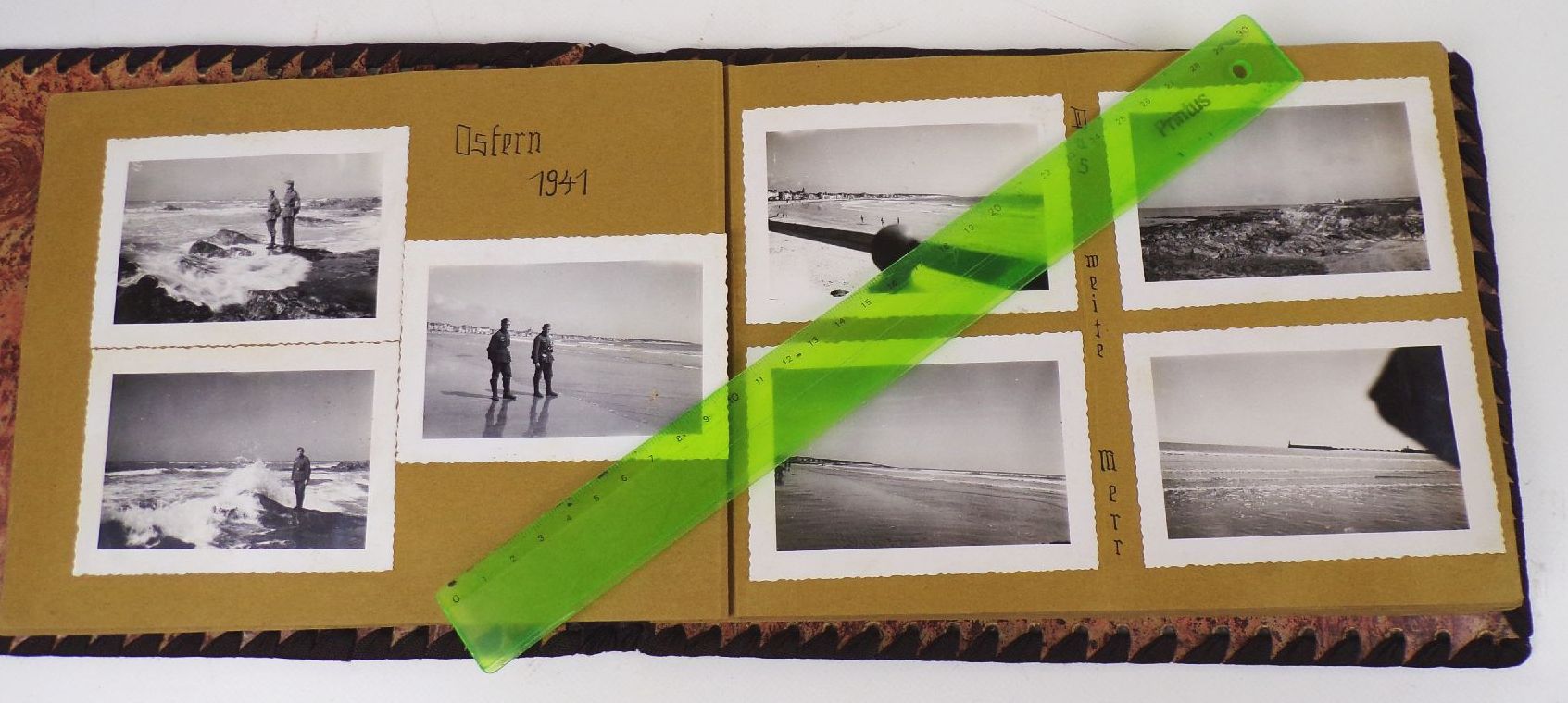 Fotoalbum 2 Wk Challans Atlantik Soldaten Frankreich