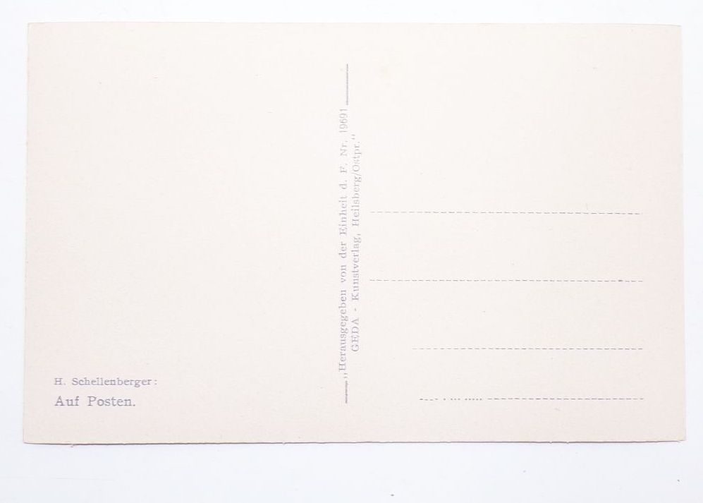 Postkarten Serie 1942 Schellenberger Heilsberg Ostpreußen Grenadier Regt 311
