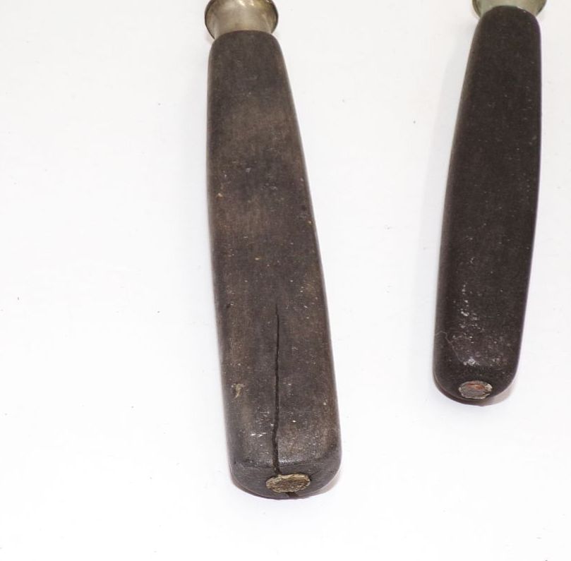 Altes Besteck Holzgriff Schwarz Antik Ersatzteile 24 Teile Messer Gabel Altes Besteck Holzgriff Schwarz Antik Ersatzteile 24 Teile Messer Gabel