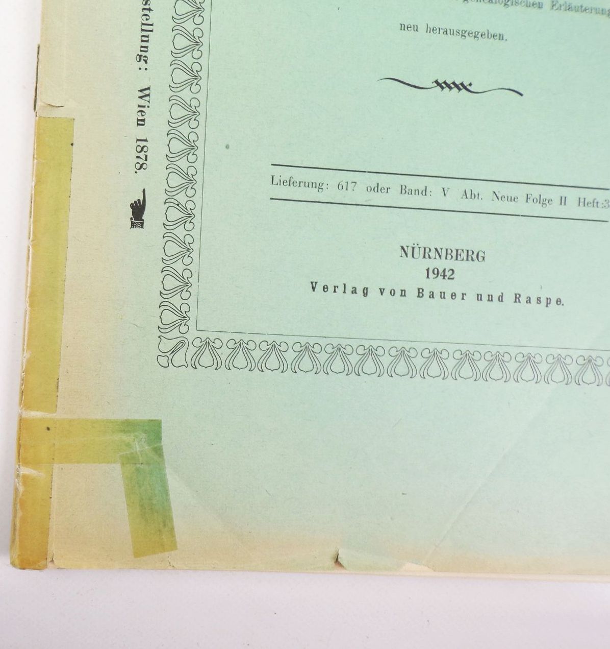 Siebmachers Wappenbuch 1942 Heraldik 