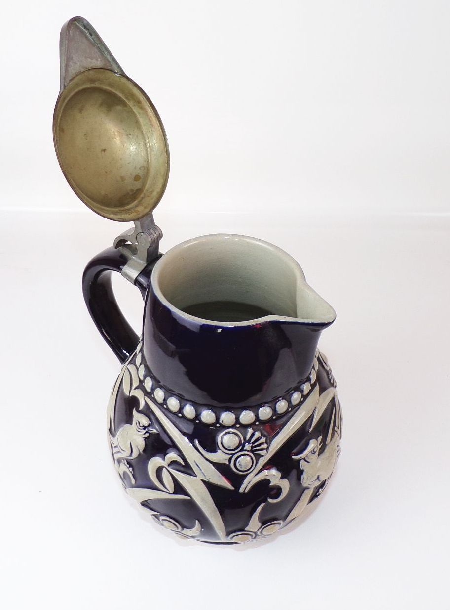 Alter Krug Reinhold Merkelbach Grenzhausen Keramik Steinzeug Kanne Alter Krug Reinhold Merkelbach Grenzhausen Keramik Steinzeug Kanne