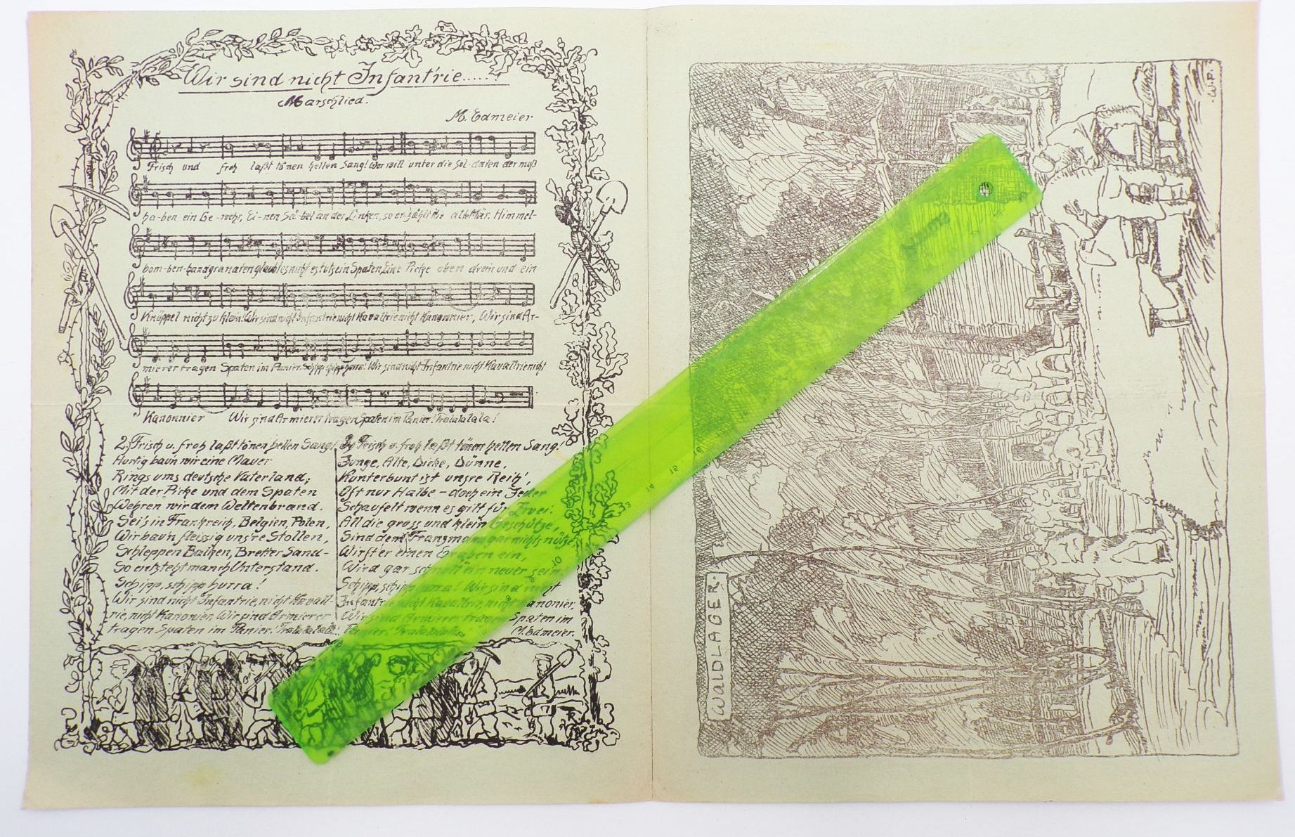 Der Armierer Nr 4 Flugblätter Bayern Landwehrmann Zeitung 1 Wk