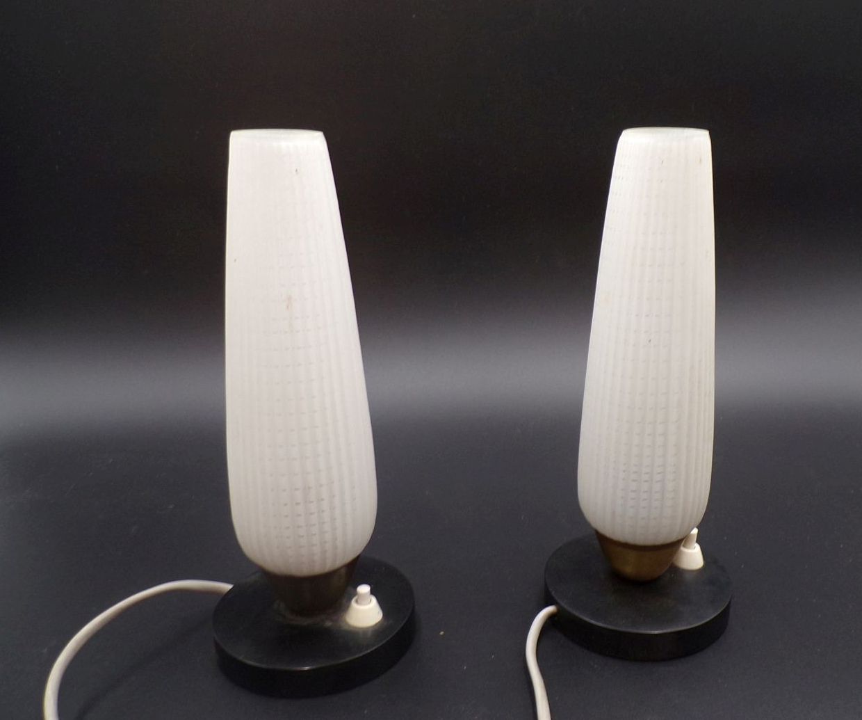 Alte Nachttischlampen Paar Tischleuchte E14 DDR Retro Look Alte Nachttischlampen Paar Tischleuchte E14 DDR Retro Look
