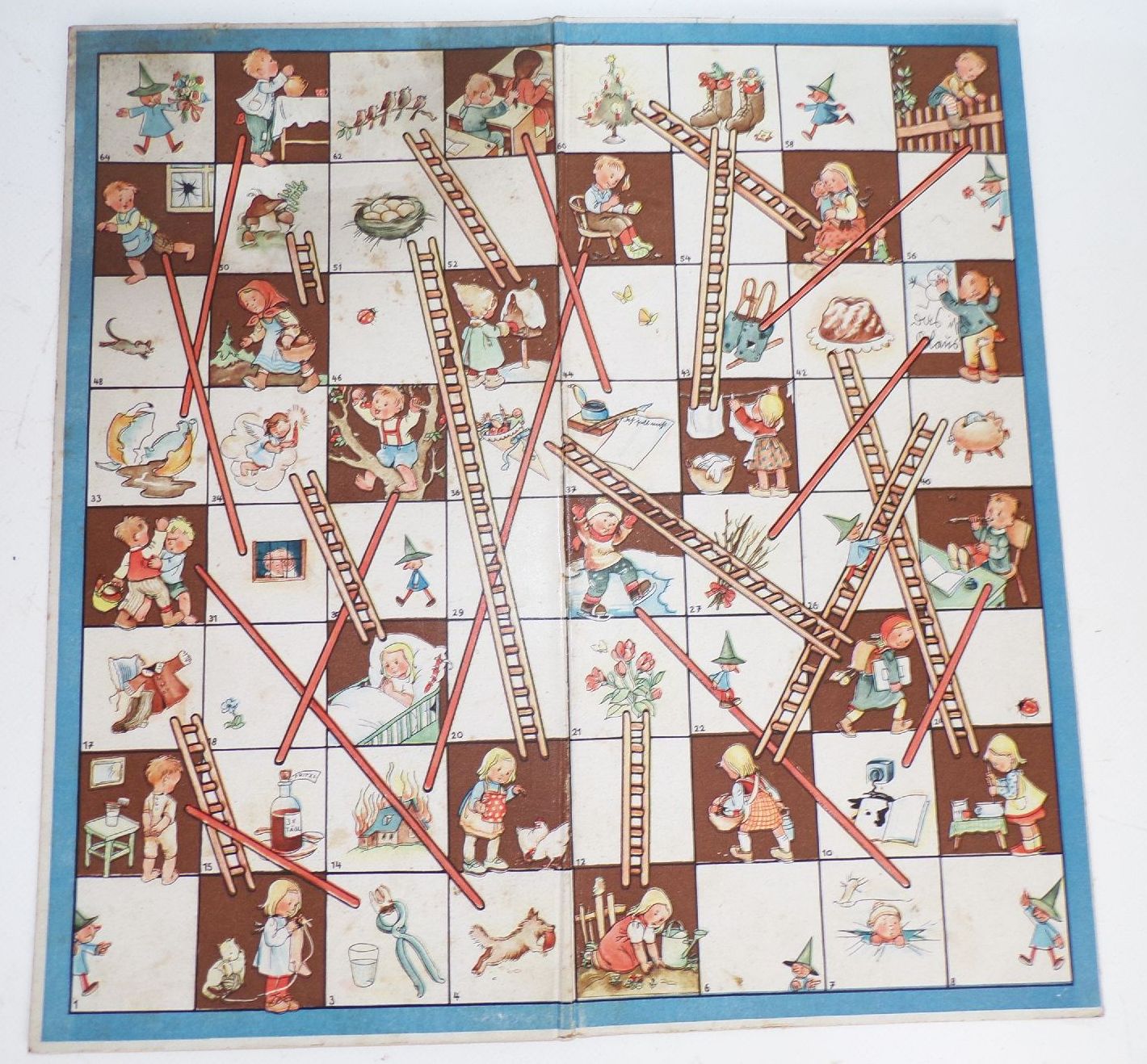 Das Leiterspiel Walter Flechsig Dresden Spika Kühnel Drechsel 1950 er 