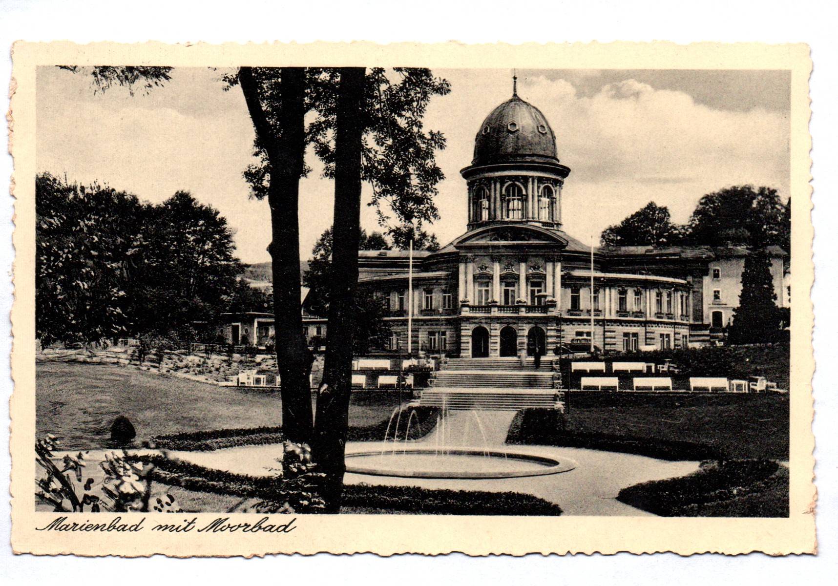 Ak Marienbad mit Moorbad Böhmen