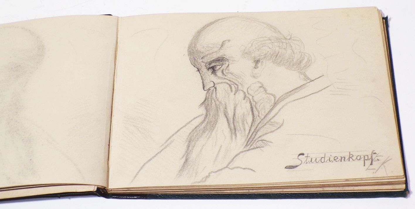 Altes Skizzenbuch Handzeichnungen vintage