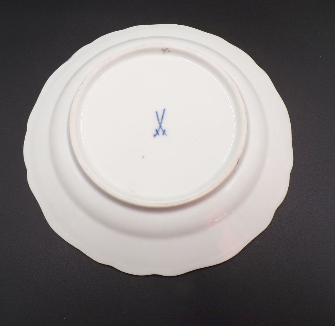 Meissen Porzellan Gedeck 3teilig gelbe Gerbera 