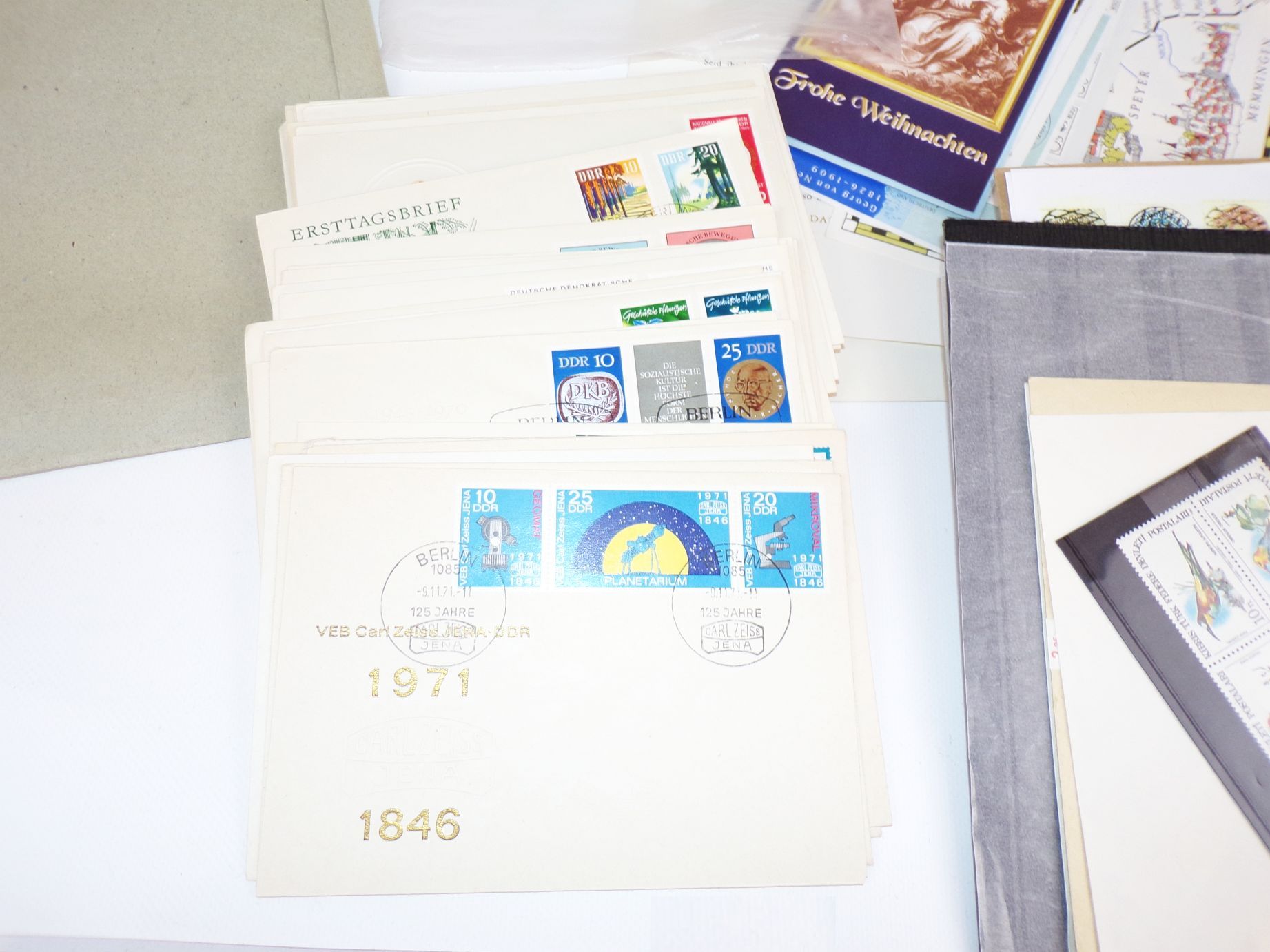 Konvolut Briefmarken FDC Briefe DDR Bundespost BRD Konvolut Briefmarken FDC Briefe DDR Bundespost BRD