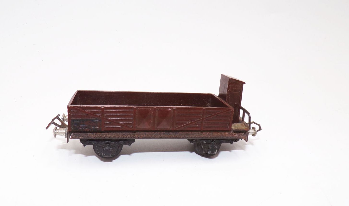 3 x Piko Güterwagen Uralt Bakelit Blech Spur H0 Mittelbordwagen