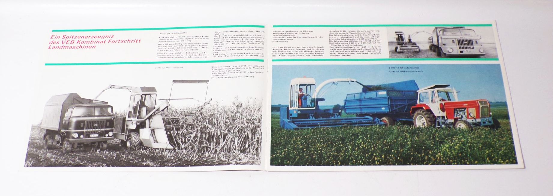 VEB Fortschritt E280 Exaktfeldhäcksler 1970 DDR