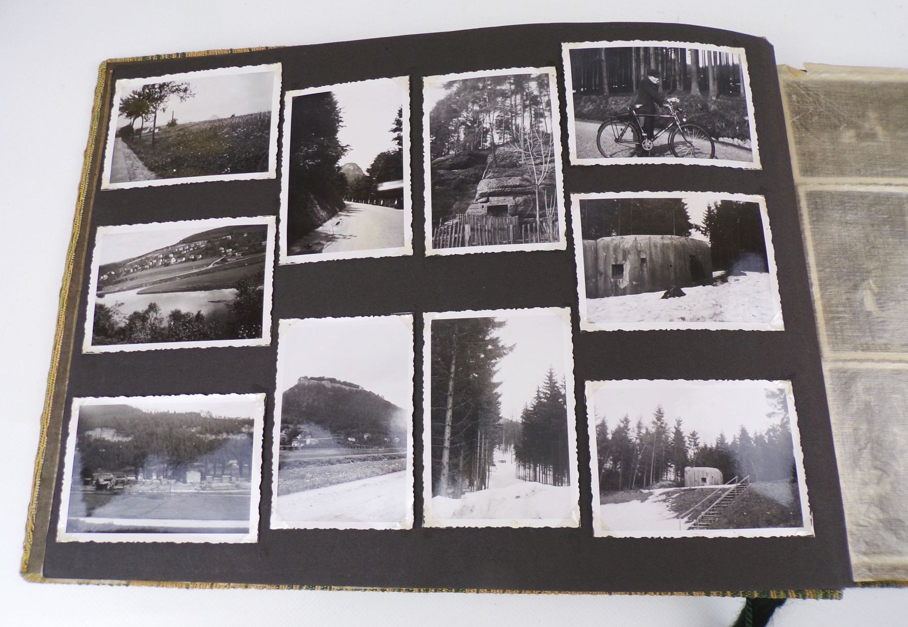 Altes Fotoalbum Schöberlinie Bunker um 1938 Fotos Böhmen Elbedampfer Altes Fotoalbum Schöberlinie Bunker um 1938 Fotos Böhmen Elbedampfer