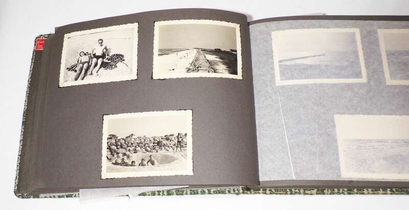 Familienfotos Fotoalbum 2 Stück 1930er 1950er vintage Fotos