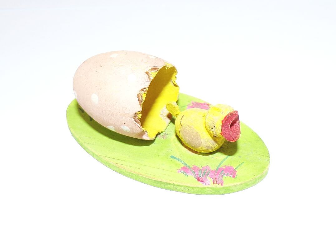 Lot Erzbirge Osterschmuck Küken Hasen Tischschmuck