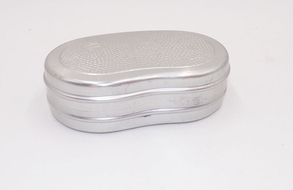 Alte Aluwa Brotdose DDR Bemmbüchse Stullen Dose Box Aluminium 