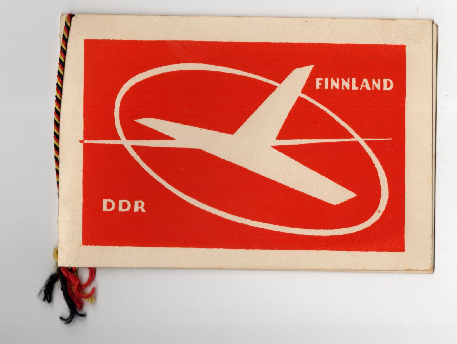 Speisekarte DDR Helsinki Finnland Interflug Erstflug 1973 selten