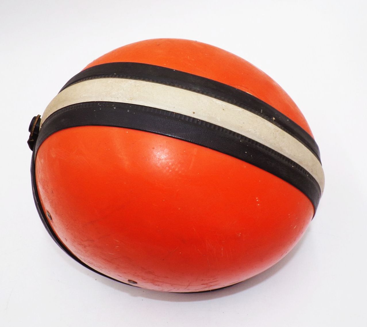 Halbschale Moped Helm Orange Größe 59 Sturzhelm Retro Vintage 