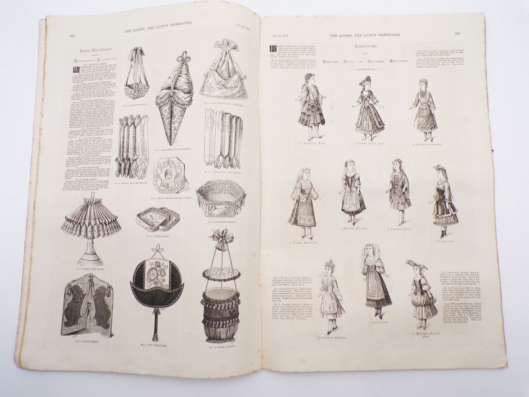 The Queen The Lady Newspaper 1891 No 2339