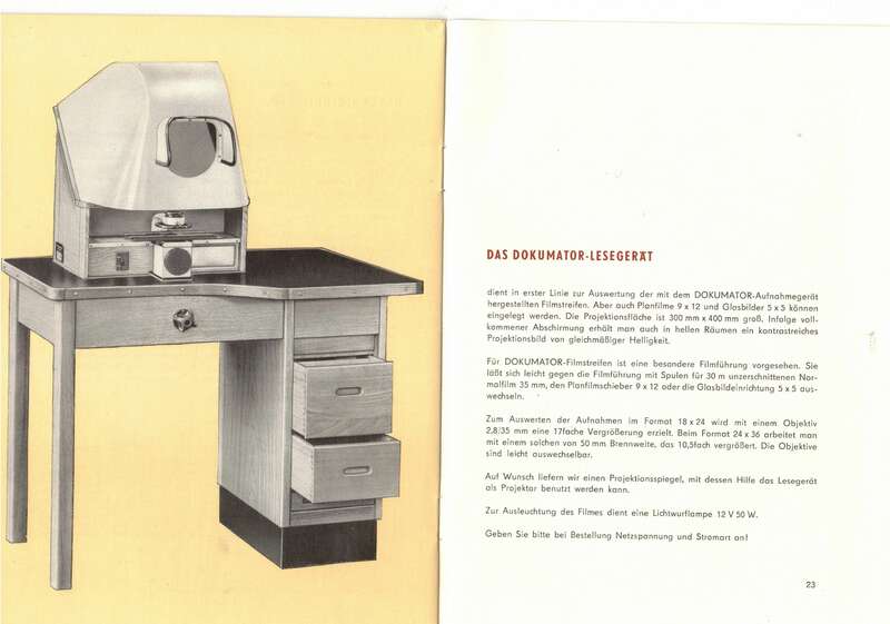 Broschur Carl Zeiss Jena  Projektion 1957 Projektor Kleinbildwerfer Tonkinokoffer