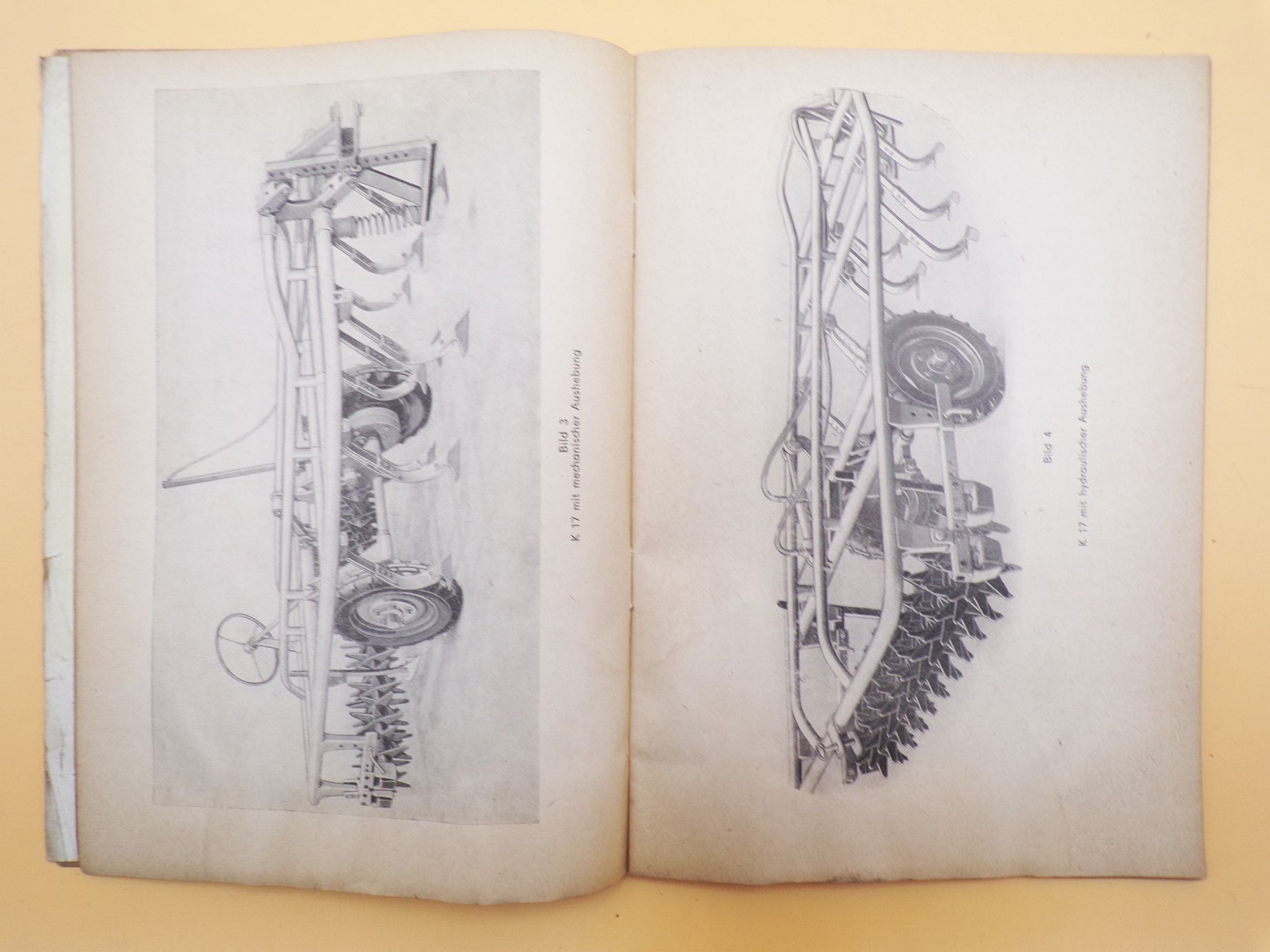 Bedienungsanleitung mit Ersatzteilliste Traktor Kultivatoren VEB Torgau 1965