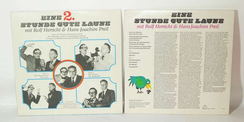 Rolf Herricht Hans Joachim Preil DDR Komiker 2 Alben Schallplatte Litera 