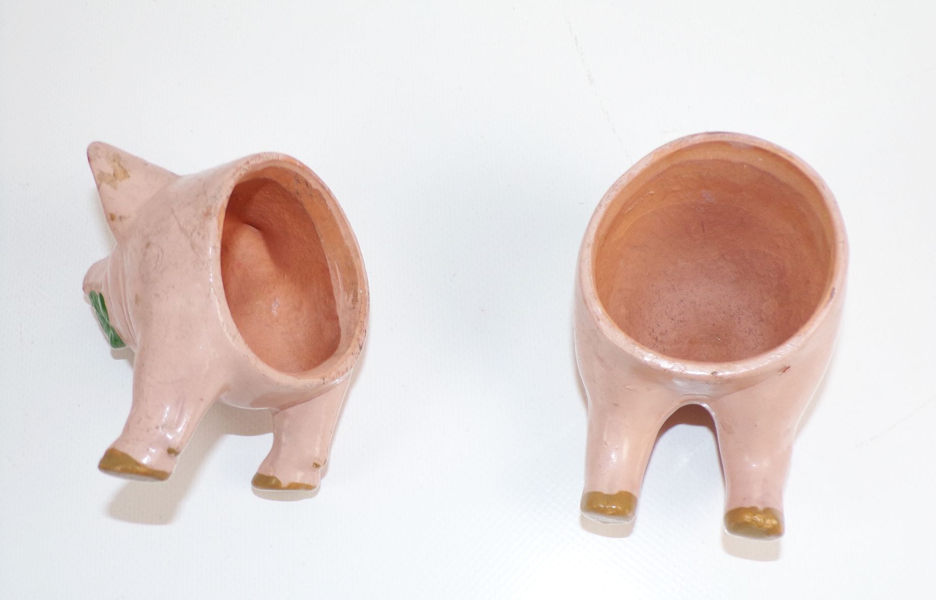 Altes Wurstschwein Salamischwein Metzger Fleischer Deko Schwein 