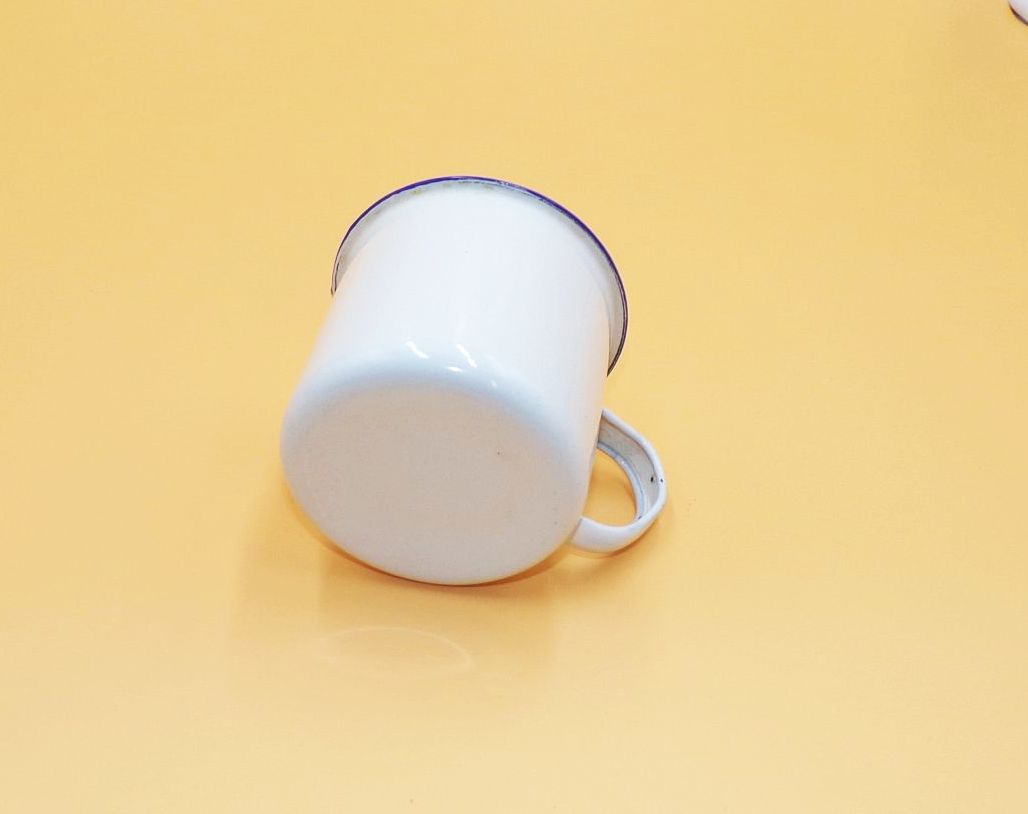 Alte Tasse Tippel Weiß Blau Gartendeko Pflanzgefäß Alte Tasse Tippel Weiß Blau Gartendeko Pflanzgefäß